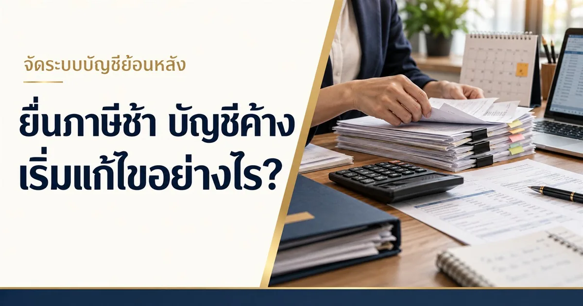 ยื่นภาษีช้า/ไม่ยื่น โดนปรับเท่าไหร่? และวิธีเคลียร์ให้จบ