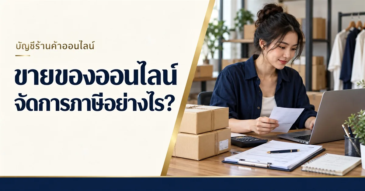 ขายของ Shopee / Lazada / TikTok Shop เสียภาษียังไง?